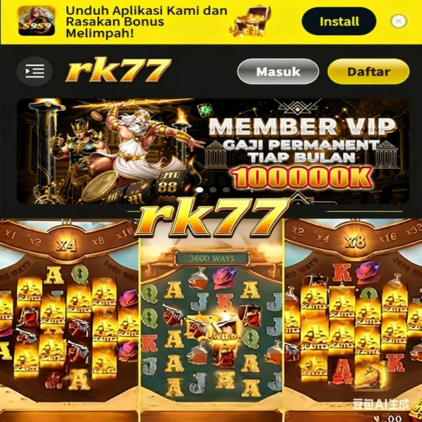 RK77 Bonus Member Baru 100%